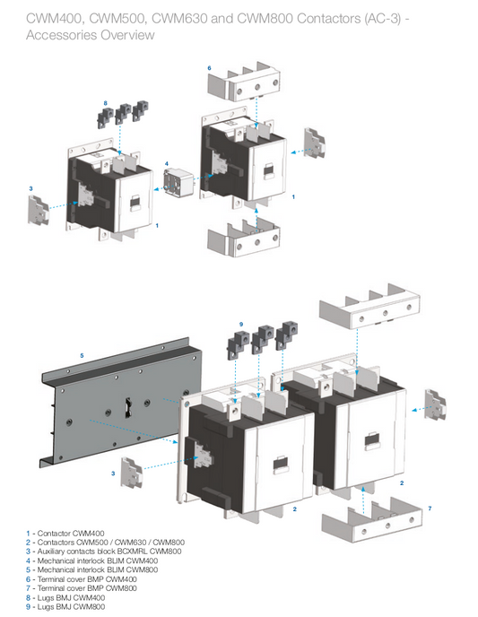 CWM400-800A Accessories