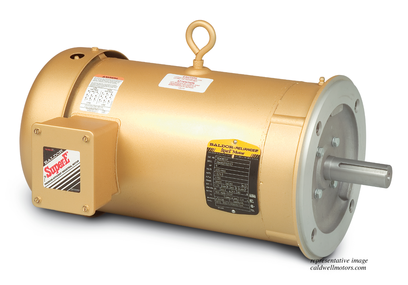 Baldor Three-Phase TEFC Motor