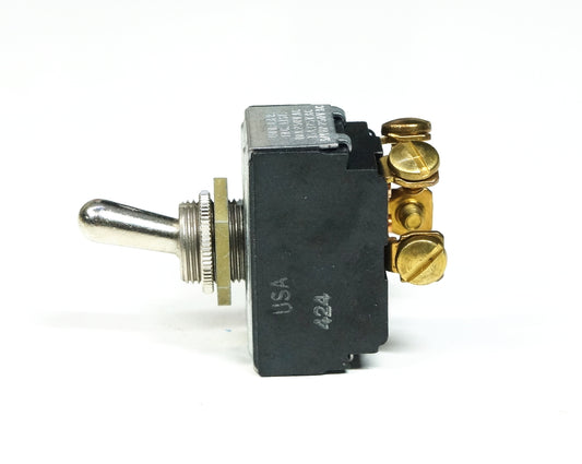 Cutler Hammer 424 DPST Toggle Switch With Screw Terminals 15 Amps