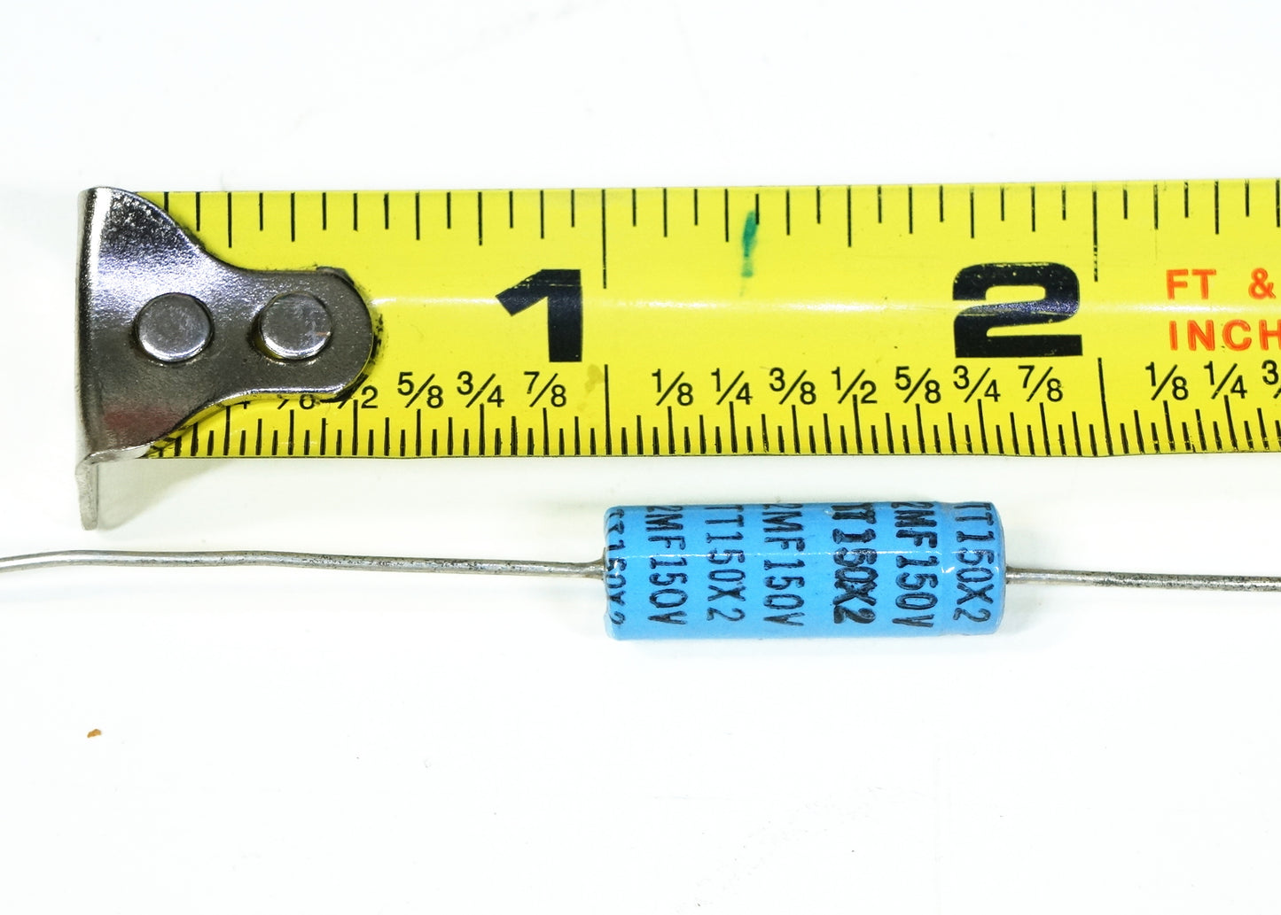 Mallory TT150X2 2uF 150VDC Electrolytic Capacitor Axial Leads