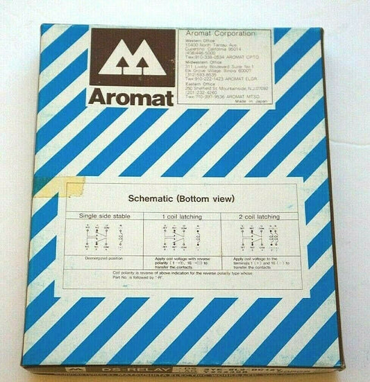 Aromat Relay DS2YE-SL2-DC12V DPDT PC Mount