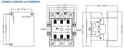 Weg CWM dimensions