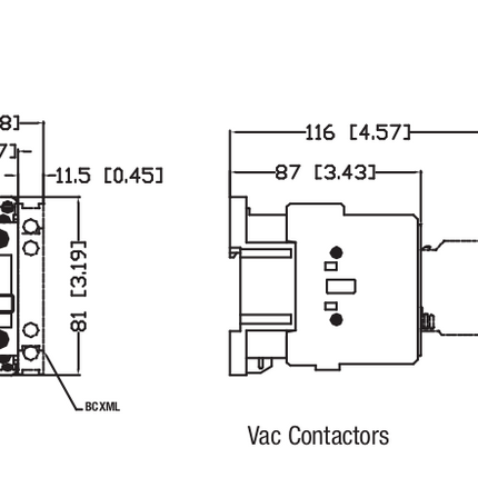 Weg CWM dimensions