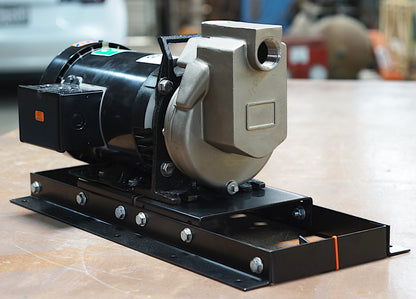 AMT 429N-98 Self-Priming Stainless Pump with Base 66 GPM, 1" 2 HP