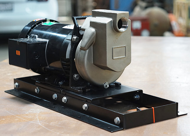 AMT 429N-98 Self-Priming Stainless Pump with Base 66 GPM, 1" 2 HP