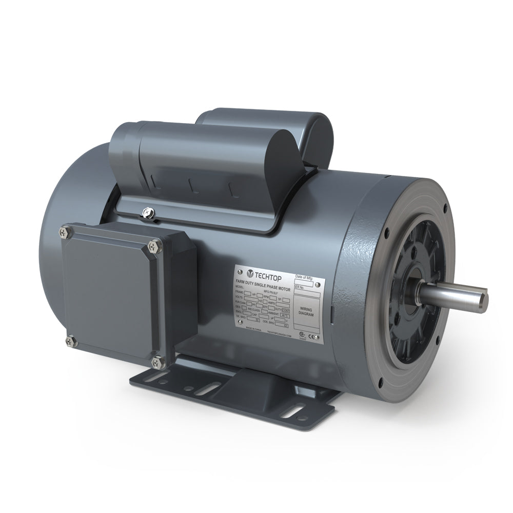 Techtop Single Phase C-Face Small motor