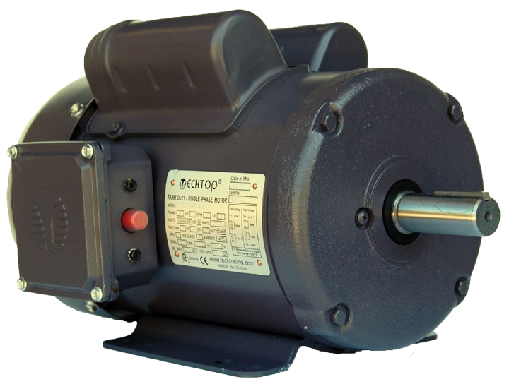 Techtop RD1-RS-TF-215T-4-B-B-10 TEFC 10 HP 1800 RPM 215T 230V Single-P ...