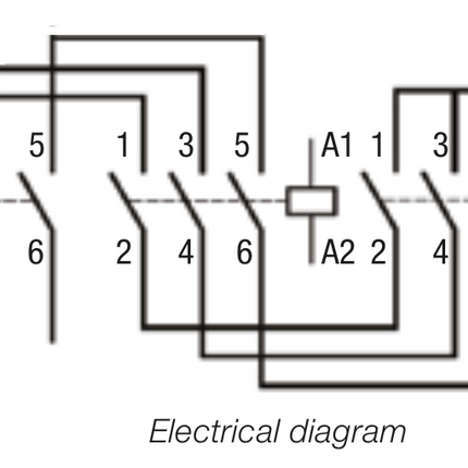 WEG CWM Star-Delta Bus Bar Diagram