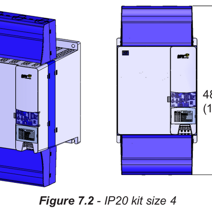 Weg IP20 Kit for Soft Start Frame Size 4