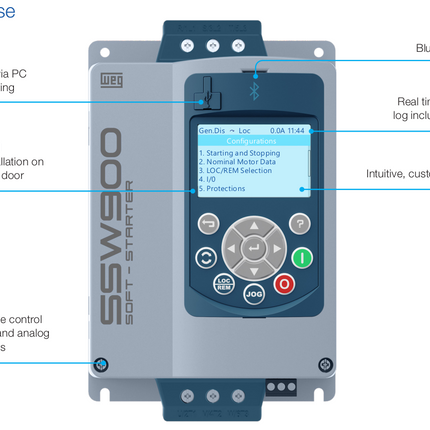 Weg SSW900 front keypad