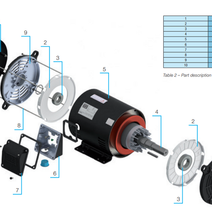 Weg ODP RS Exploded View