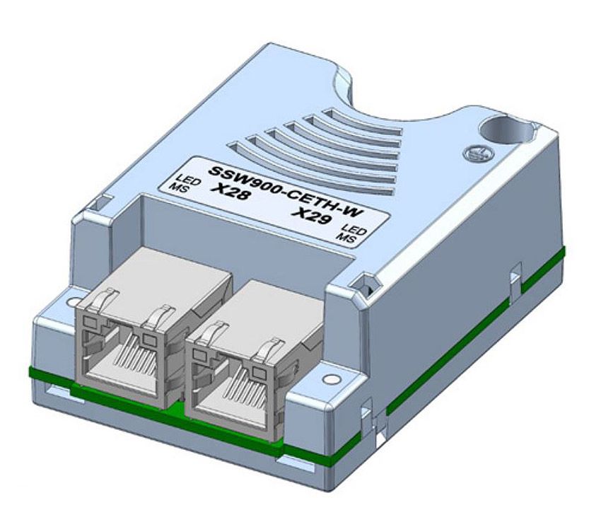 Weg SSW900-CETH-W Ethernet/IP Plug-In Module for SSW900 Soft Starters ...