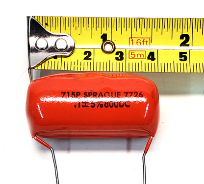 Sprague 715P Orange Drop Audio Capacitor 0.1 MFD 800 VDC