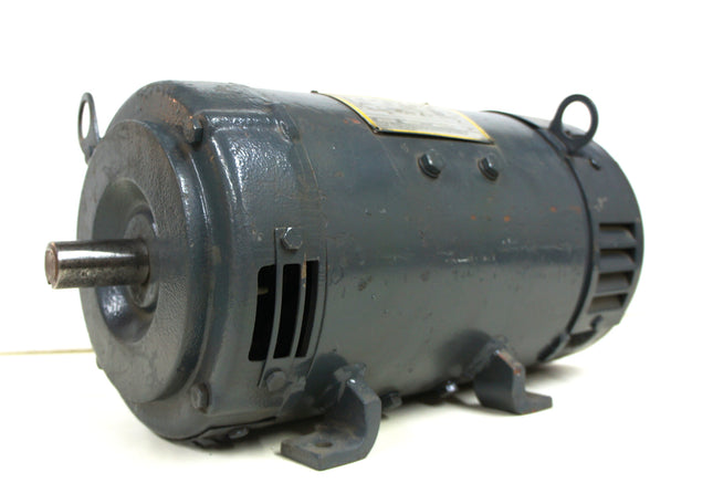 Baldor D2005P 5 HP L186AT 1750 RPM 240 V Direct Current DC Motor (Used)