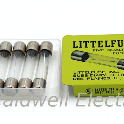 Littelfuse 312 5 Amp 3AG Fuse 250V Fast Blow - Pack of 5 (NEW)