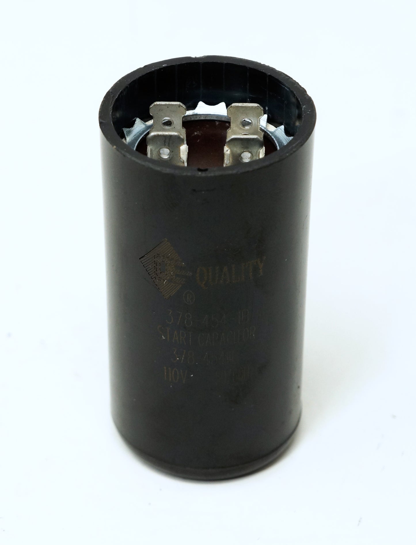 QE Quality Start Capacitor 378-454 MFD 110 VAC