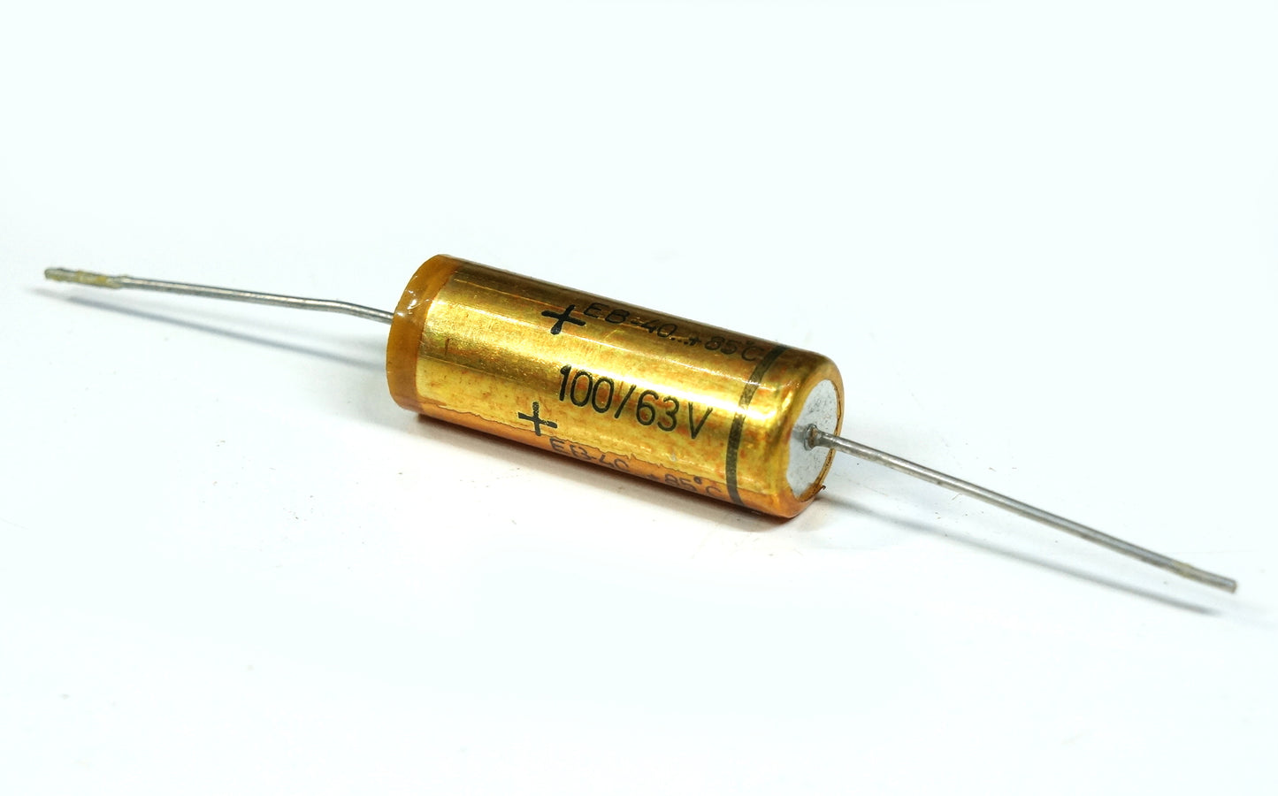 Roderstein ROE 100uF 63V Audio Capacitor Axial Leads